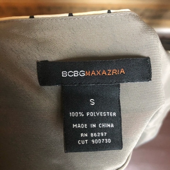 BCBG MaxAzria, floral/geo pattern dress,EUC - Picture 10 of 12